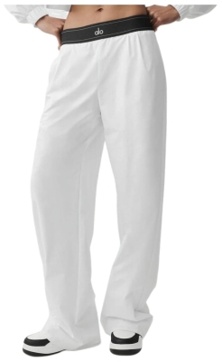 (CN) Брюки женские Alo Yoga Suit Up Long, Белые (2XS)