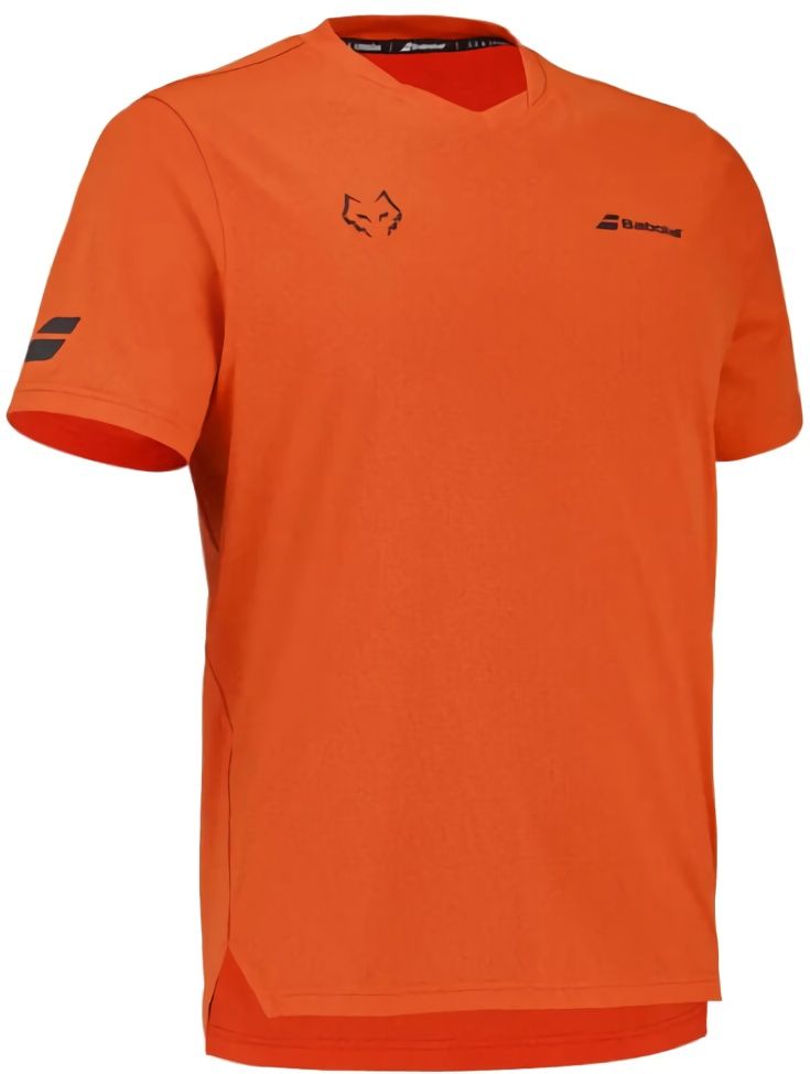 (EU) Футболка мужская Babolat Juan Lebrón, Оранжевая (L)