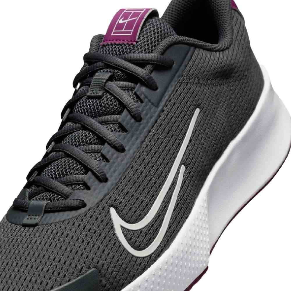 Кроссовки мужские Nike Court Vapor Lite 2, Чёрные/Красные, для жёстких покрытий (р. 43,5)