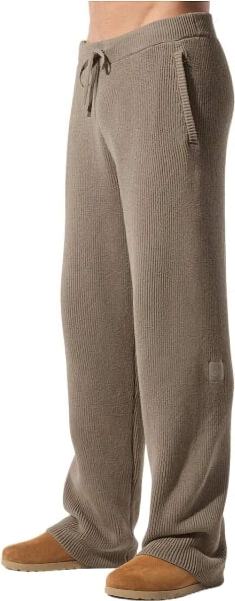 (CN) Брюки спортивные мужские Alo Yoga Domain Knitted, Бежевые (xl)