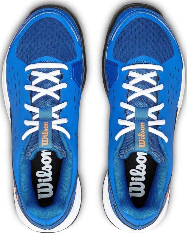 (EU) Кроссовки женские Wilson Rush Pro Blue Junior, Белые (р. 38 2/3)
