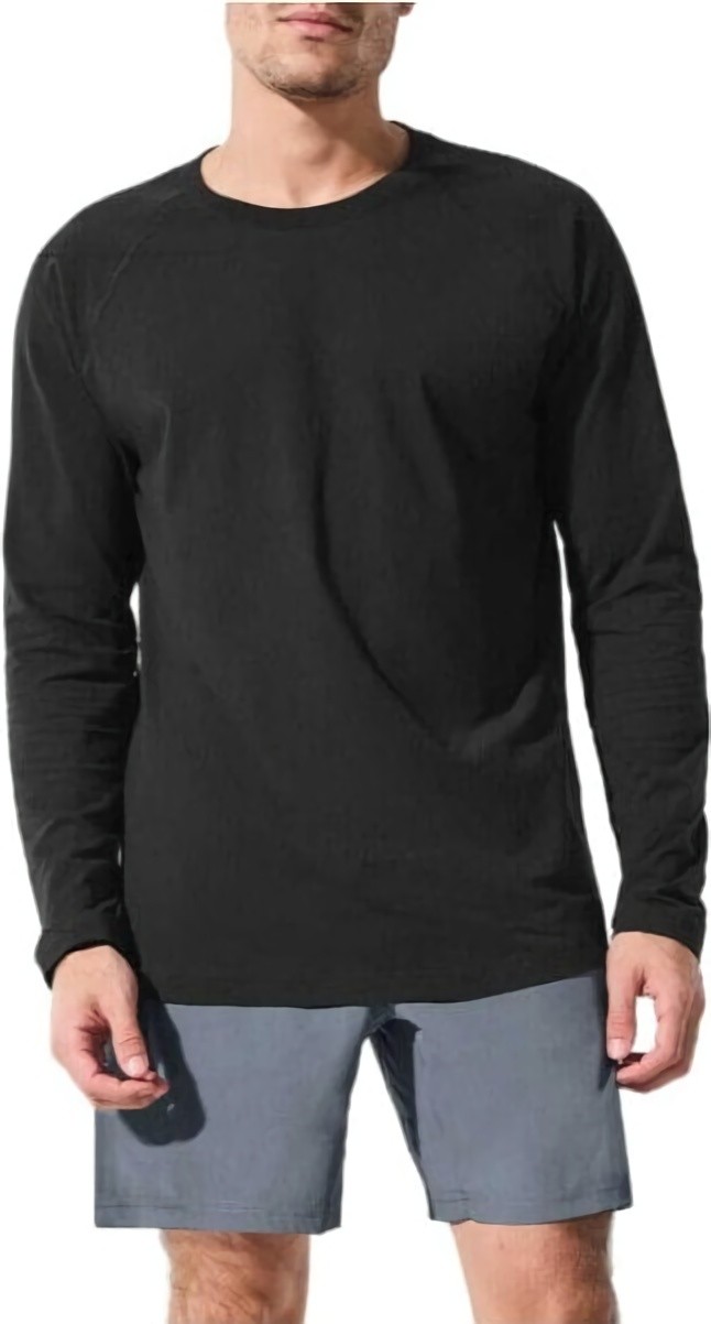 (CN) Футболка спортивная мужская Alo Yoga Vapor, Чёрная (XL)