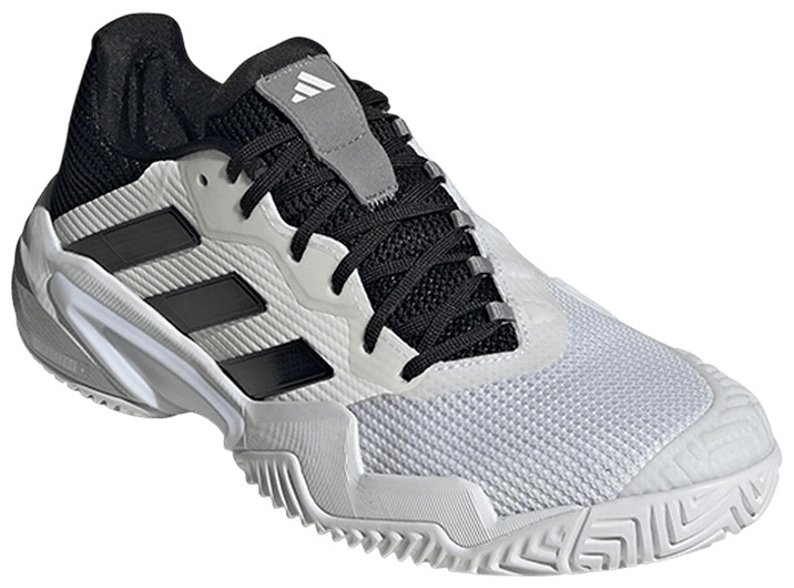 Кроссовки мужские Adidas Barricade 13 M, Белые/Чёрные (р. EUR 44.6)