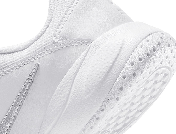 Кроссовки детские Nike Court Jr. Lite 2, Белые/Серебристые (р. EUR 36)