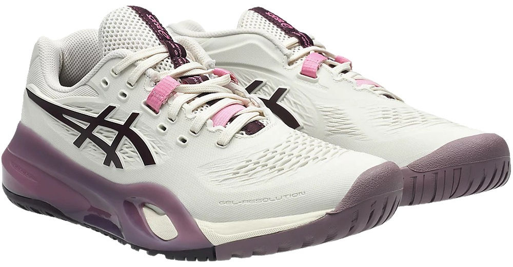 Кроссовки теннисные женские Asics GEL-RESOLUTION X (W),Белый/Розовый (р. 36.5)
