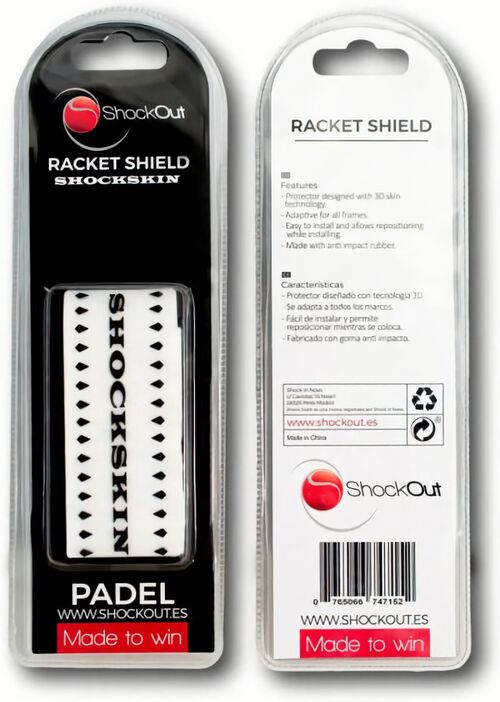 (EU) Защита обода для ракетки Shockout, Прозрачная