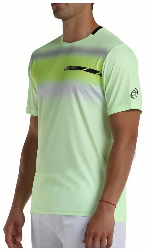 (EU) Футболка мужская Bullpadel Lacar, Жёлтая (S)