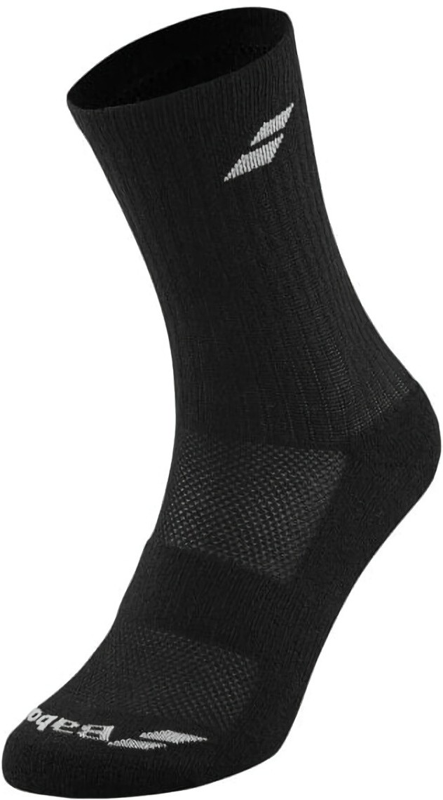 (EU) Носки унисекс Babolat Unisex Socks 3-Pack, Чёрные (р. 35/38)