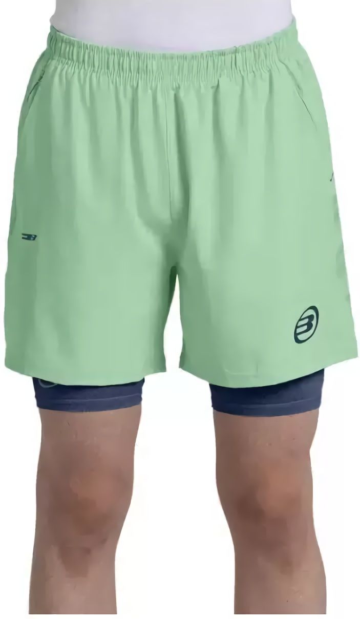 (EU) Шорты мужские Bullpadel Mansil, Зеленый (2XL)