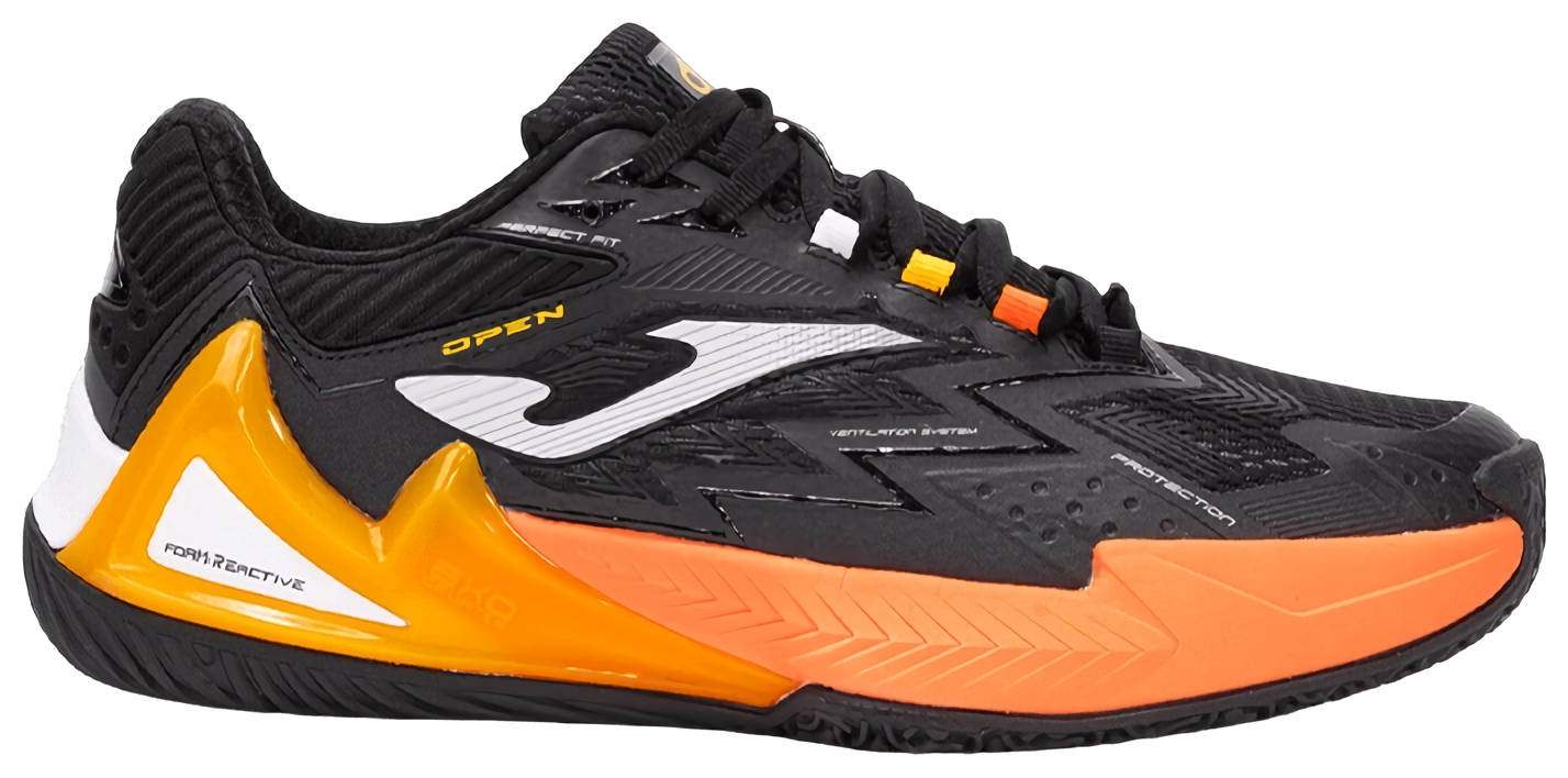 Кроссовки мужские Joma Open Men, Чёрные/Оранжевые (р. 42.5)