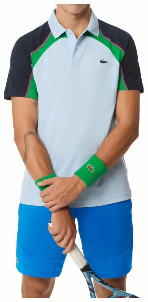 (EU) Поло мужское Lacoste Коллекция Игроков DH8955, Зелёное (S)