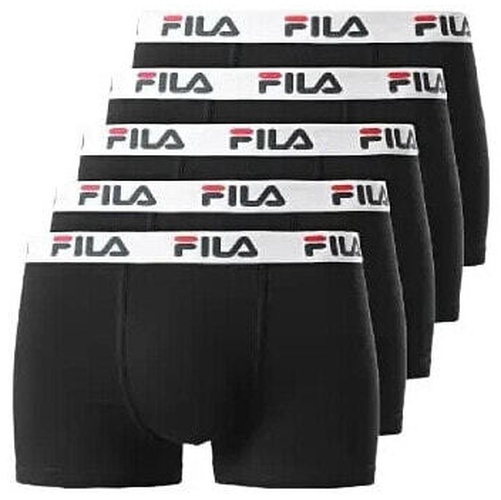 (EU) Боксеры мужские Fila, 5 пар, Чёрные (2XL)