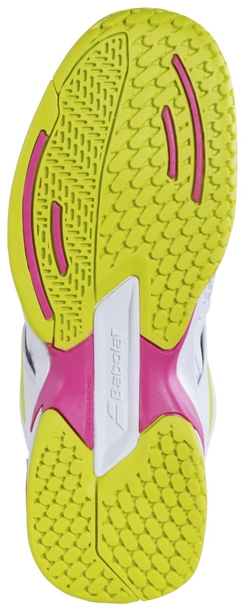 Кроссовки детские Babolat Propulse All Court, Оранжево-красные/Белые (р. 32)
