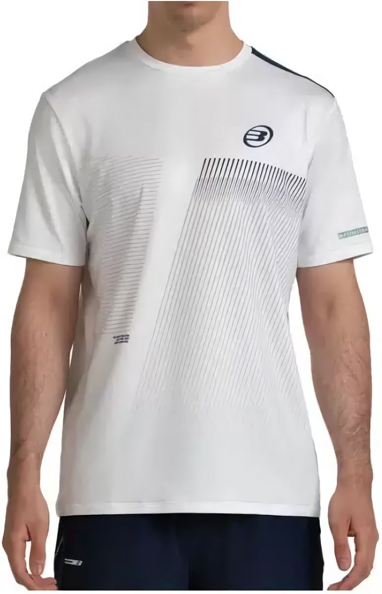 (EU) Футболка мужская Bullpadel Motril, Белая (XL)