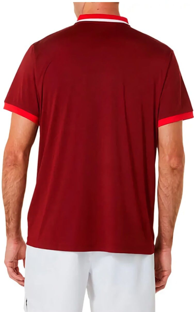 (EU) Поло мужское Asics Court 2041A256, Красное (L)