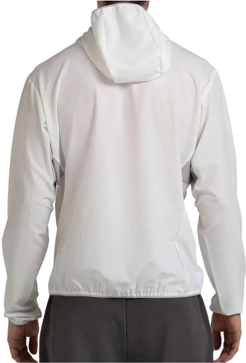 (EU) Куртка мужская Bullpadel ALGOL WINDSTOPPER с капюшоном, Белая (M)