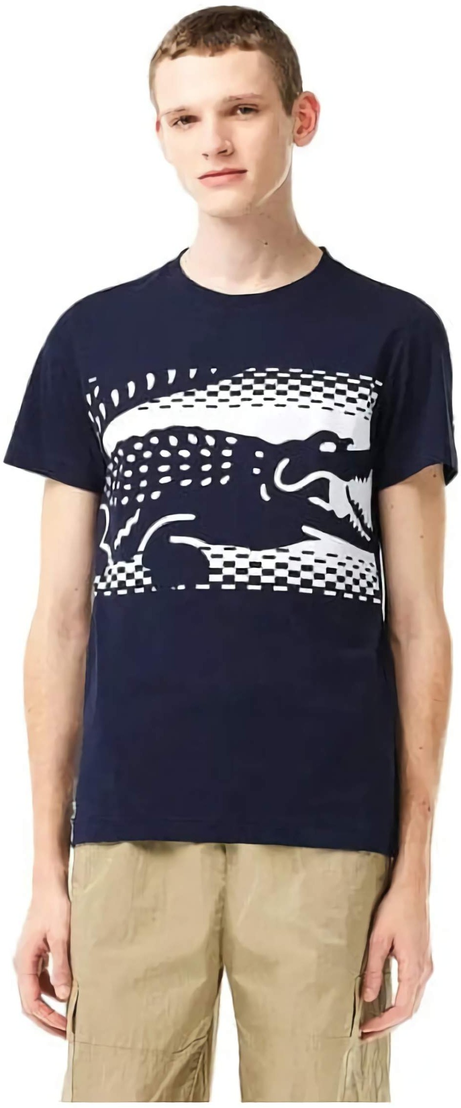(EU) Футболка мужская Lacoste TH5195, Синяя (S)