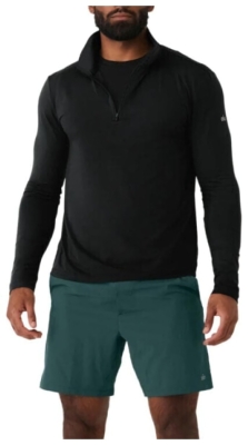 (CN) Лонгслив женский Alo Yoga Conquer 1/4 Zip, Чёрный (XXL)