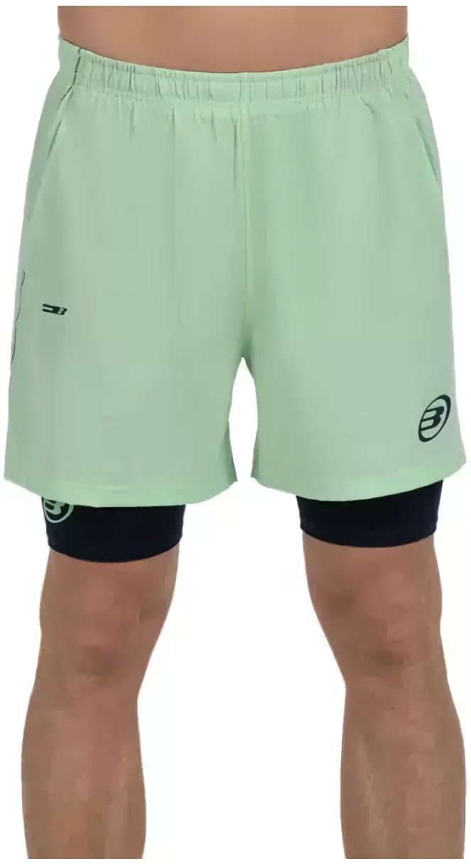(EU) Шорты мужские Bullpadel Mansil, Зеленый (2XL)