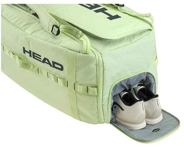 Сумка Head для тенниса Pro Duffle Bag M, Салатовая/Серая