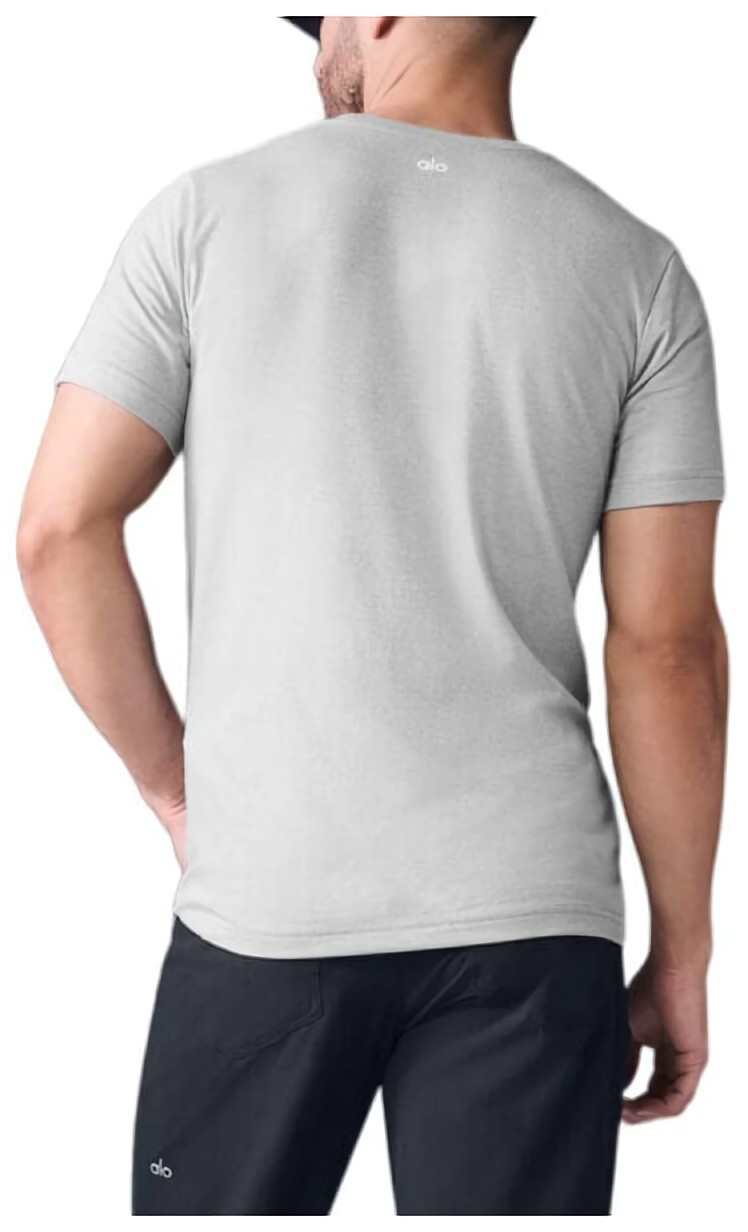 (CN) Футболка мужская Alo Yoga, Серая (2XL)