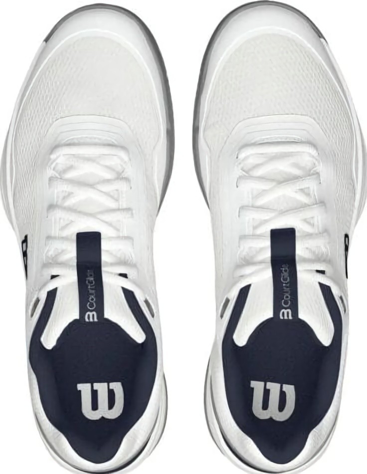 (EU) Кроссовки мужские Wilson Courtglide White/Grey Wrs339770, Белые (р. 45 1/3)