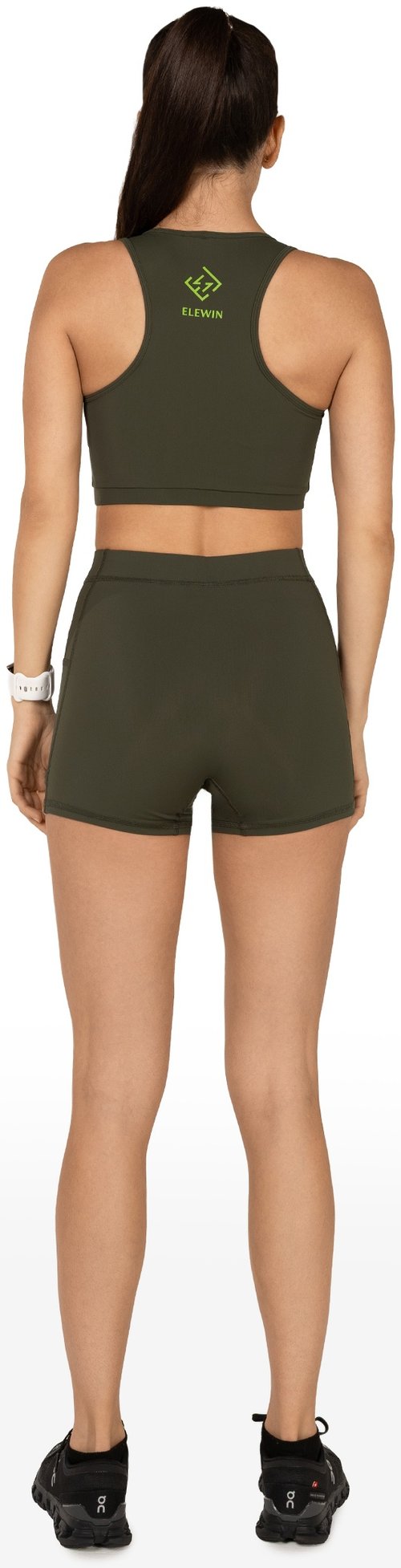 Шорты женские Elewin Nova Dark Green, Темно-зеленые (M)