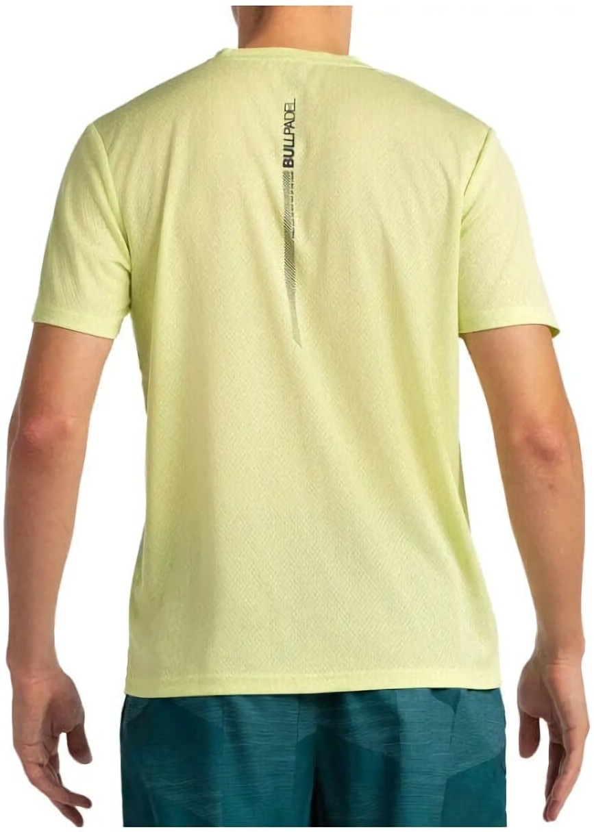 (EU) Футболка мужская Bullpadel Ladra Court, Жёлтая (2XL)