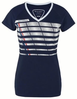 (EU) Футболка для девочек Tecnifibre F2 Girl, Синяя (S/M)