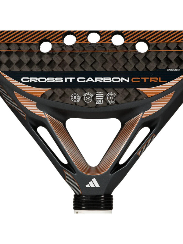 Ракетка для падел тенниса профессиональная Adidas Crossit Carbon Ctrl AR2CA5U87