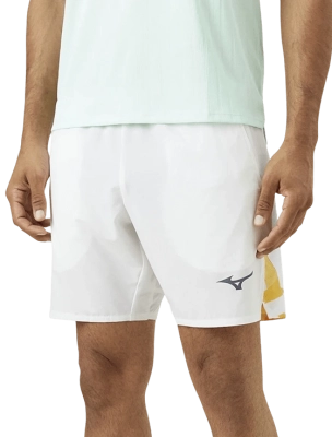 Шорты мужские Mizuno Daybreakers 8in Shorts M, Белые/оранжевые (M)
