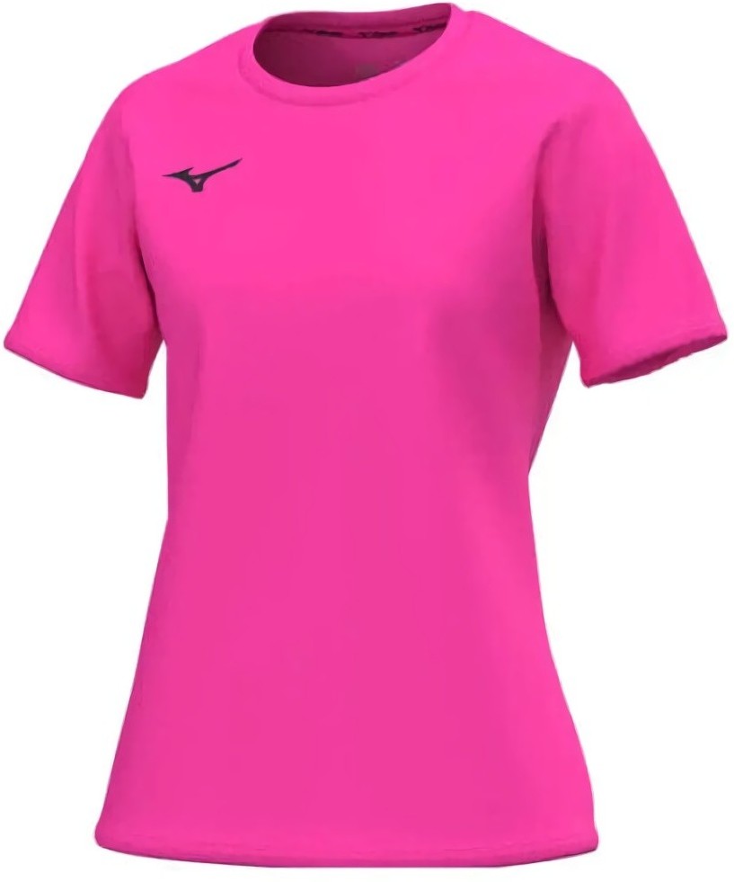 (EU) Футболка женская Mizuno Team, Розовая (M)