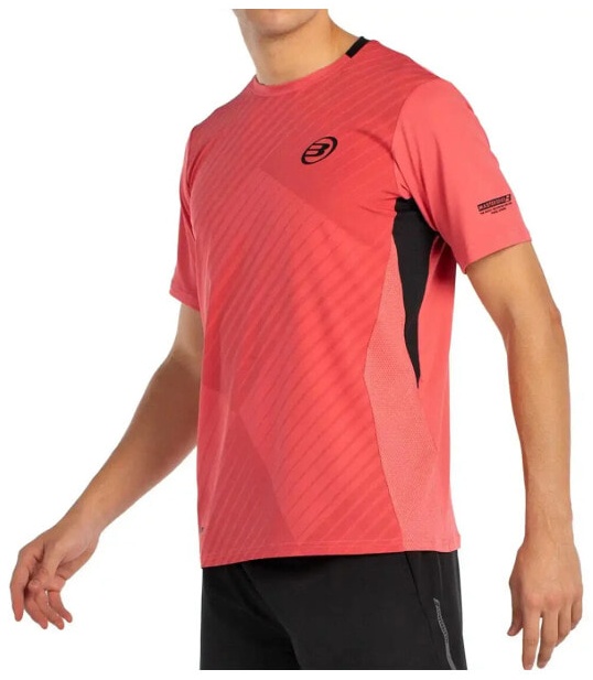 (EU) Футболка мужская Bullpadel Malmok, Розовая (M)