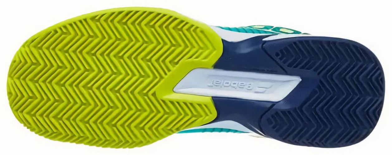 (EU) Кроссовки мужские детские Babolat Jet Premura, 33S21756 8004, Желто-Голубые (р. 36)
