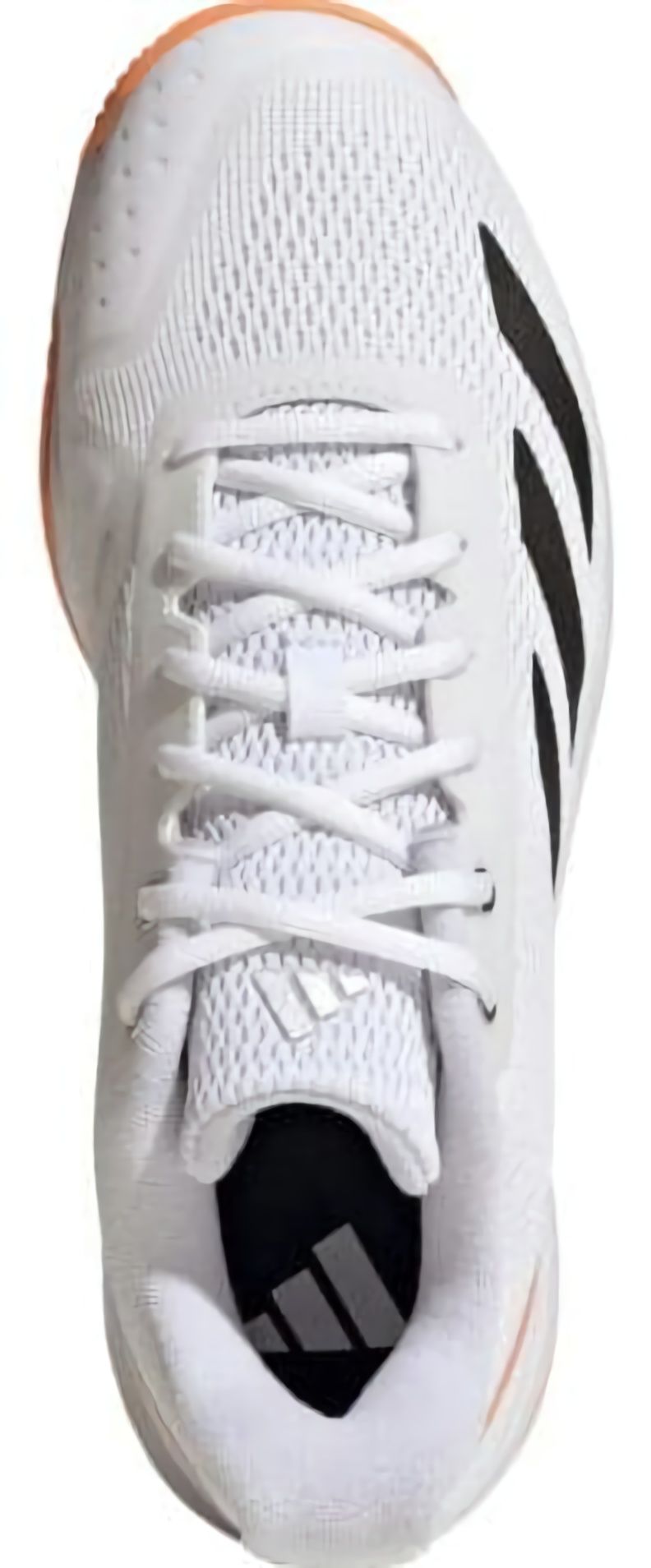 (EU) Кроссовки мужские Adidas Courtflash Speed 2 White/Orange Jr4508, Белые (р. 44 2/3)