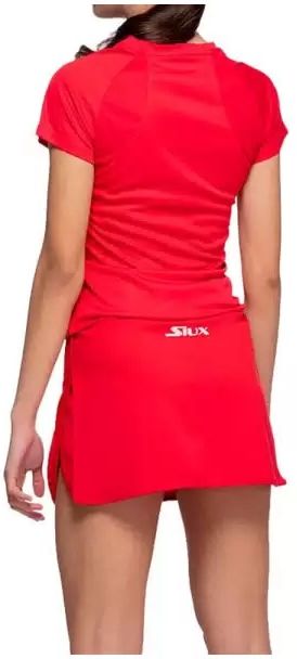(EU) Футболка женская Siux Women's Club, с микроперфорацией, с антибактериальной отделкой, Красная (L)