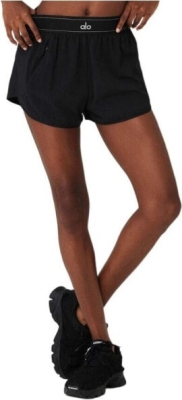(CN) Шорты Alo Yoga Match Point Short, Чёрные (2XS)