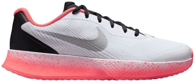 Кроссовки женские Nike Vapor Lite 3 HC, Белый/Черный/Оранжевый, для твердых кортов, с амортизацией Zoom (р. 41)