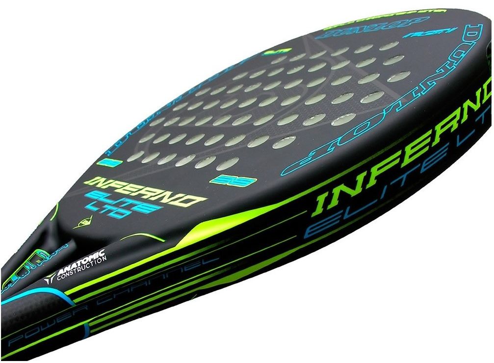 (EU) Ракетка для падел тенниса Dunlop Inferno Elite Ltd Yellow Blue