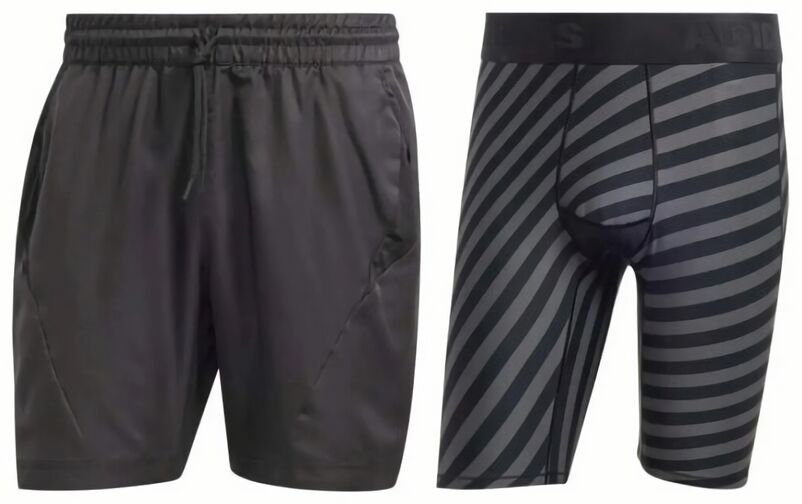 (EU) Шорты мужские Adidas Ny 2N1, Чёрные (S)