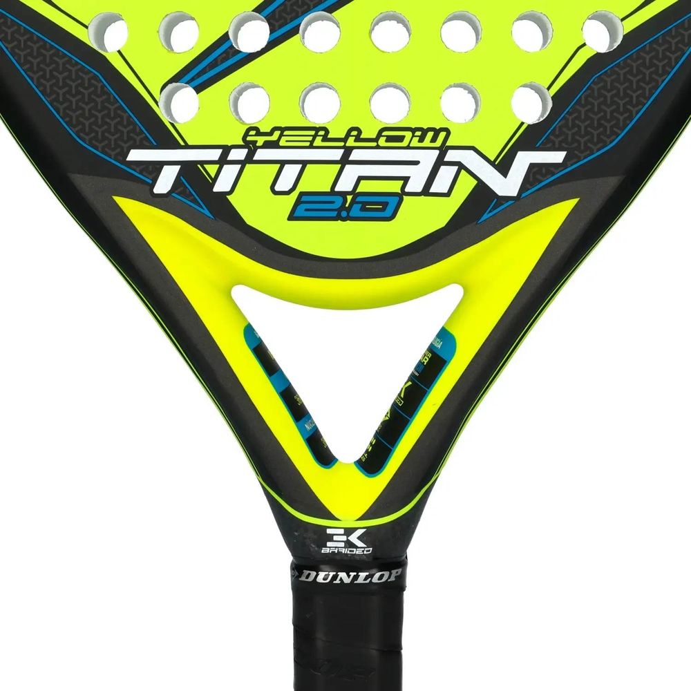 (EU) Ракетка для падел тенниса Dunlop Titan 2.0 Yellow Yellow Blue