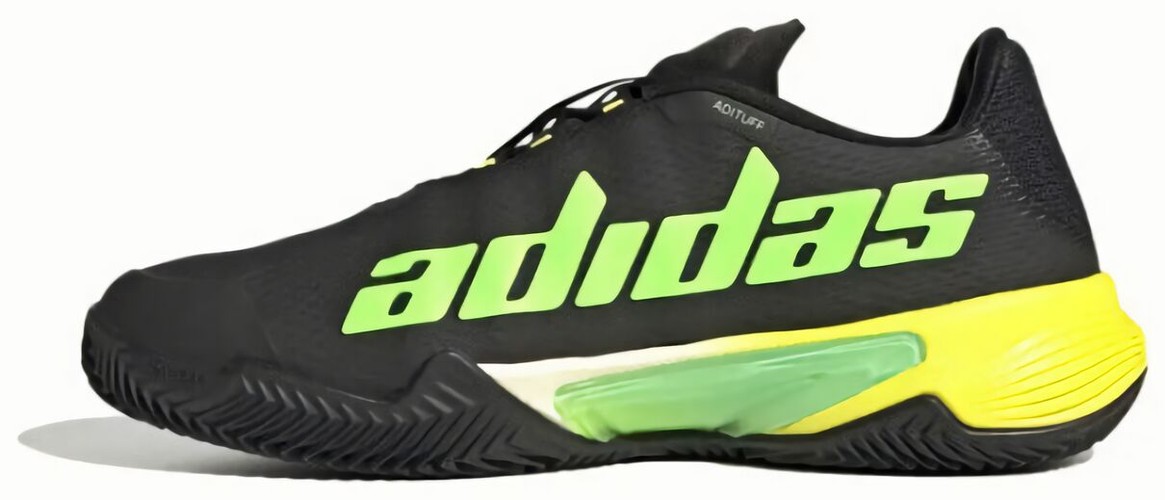(EU) Кроссовки мужские Adidas Barricade, GY1435, Черно-Зеленые (р. 44,6)
