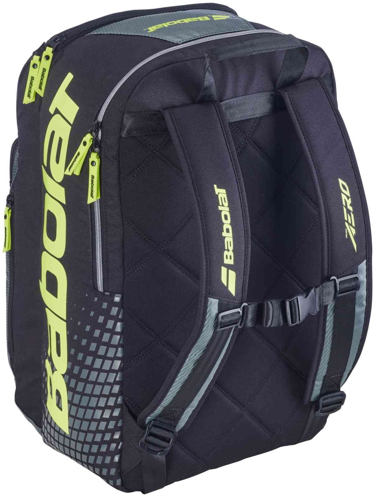 Рюкзак Babolat Pure Aero, Серый/Жёлтый/Белый