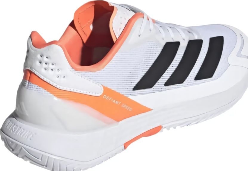 (EU) Кроссовки мужские Adidas Defiant Speed 2 White/Orange Jr1745, Белые (р. 46)