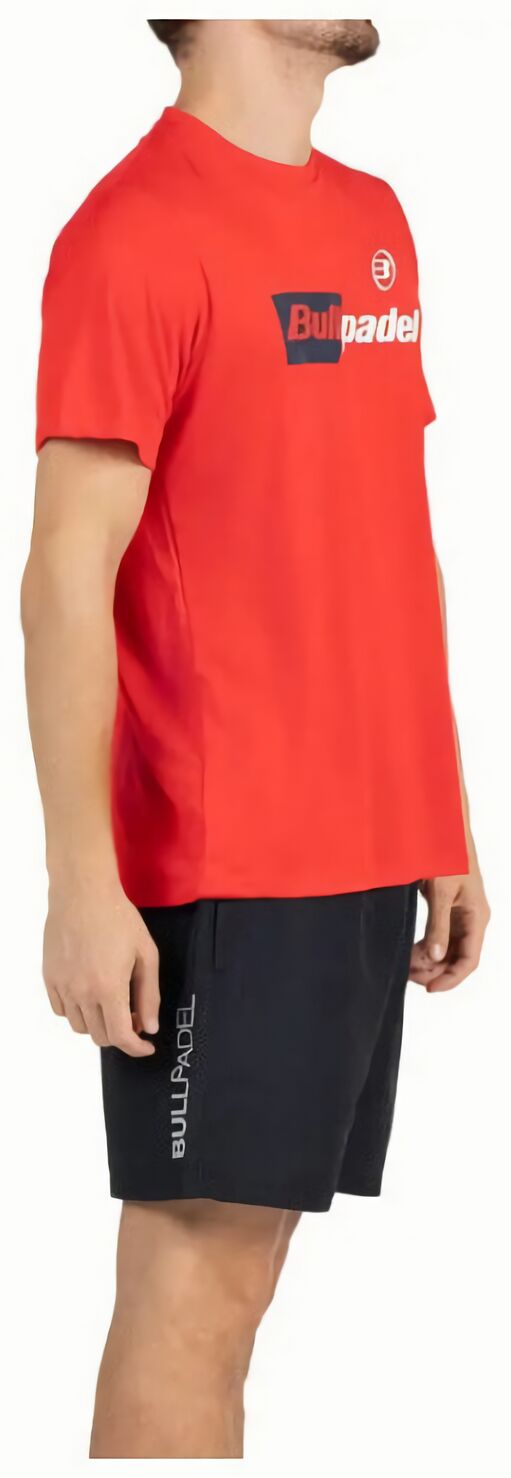 (EU) Футболка мужская Bullpadel, Красная (L)