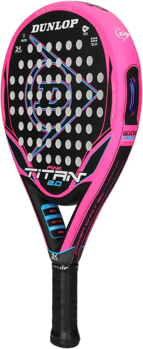 (EU) Ракетка для падел тенниса Dunlop Titan 2.0 Pink