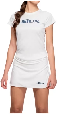(EU) Футболка женская Siux Women's Club, с микроперфорацией, с антибактериальной отделкой, Белая (S)