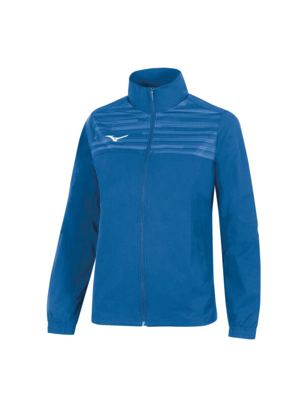 (EU) Куртка женская Mizuno Team Chiba Micro Women Jacket, Синяя (L)