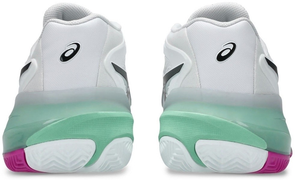 Кроссовки унисекс Asics Gel-Resolution X Clay, Белые/Чёрные, для грунтового корта (р. 28,5)