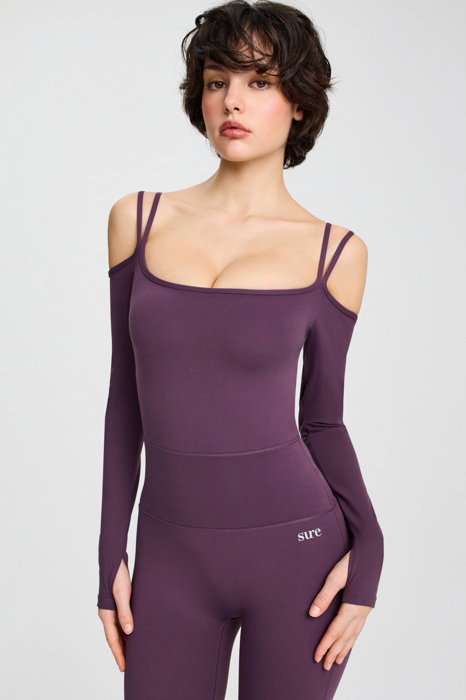 Комбинезон женский SURE 1ACBN_5010_600, Фиолетовый (S)